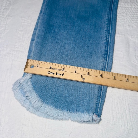 Jen7 7 for All Mankind Women's Jeans Ankle Skinny Size 12 Frayed Tulip Hem - Picture 7 of 15